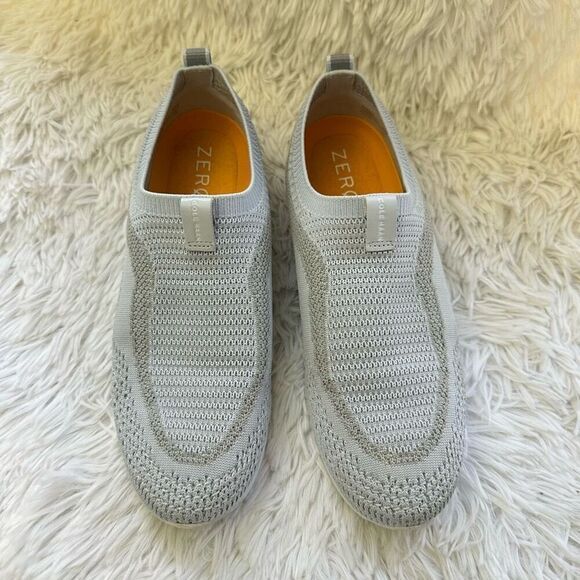 Cole Haan Zerogrand Beyond Loafer Grey Stitchlite Slip-On Womens Size 8.5B - Picture 1 of 8